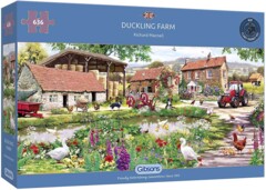 Duckling Farm - 636pc Jigsaw Puzzle by Gibson